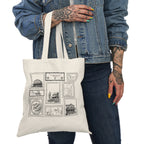 Western Postage Stamp Natural Tote Bag