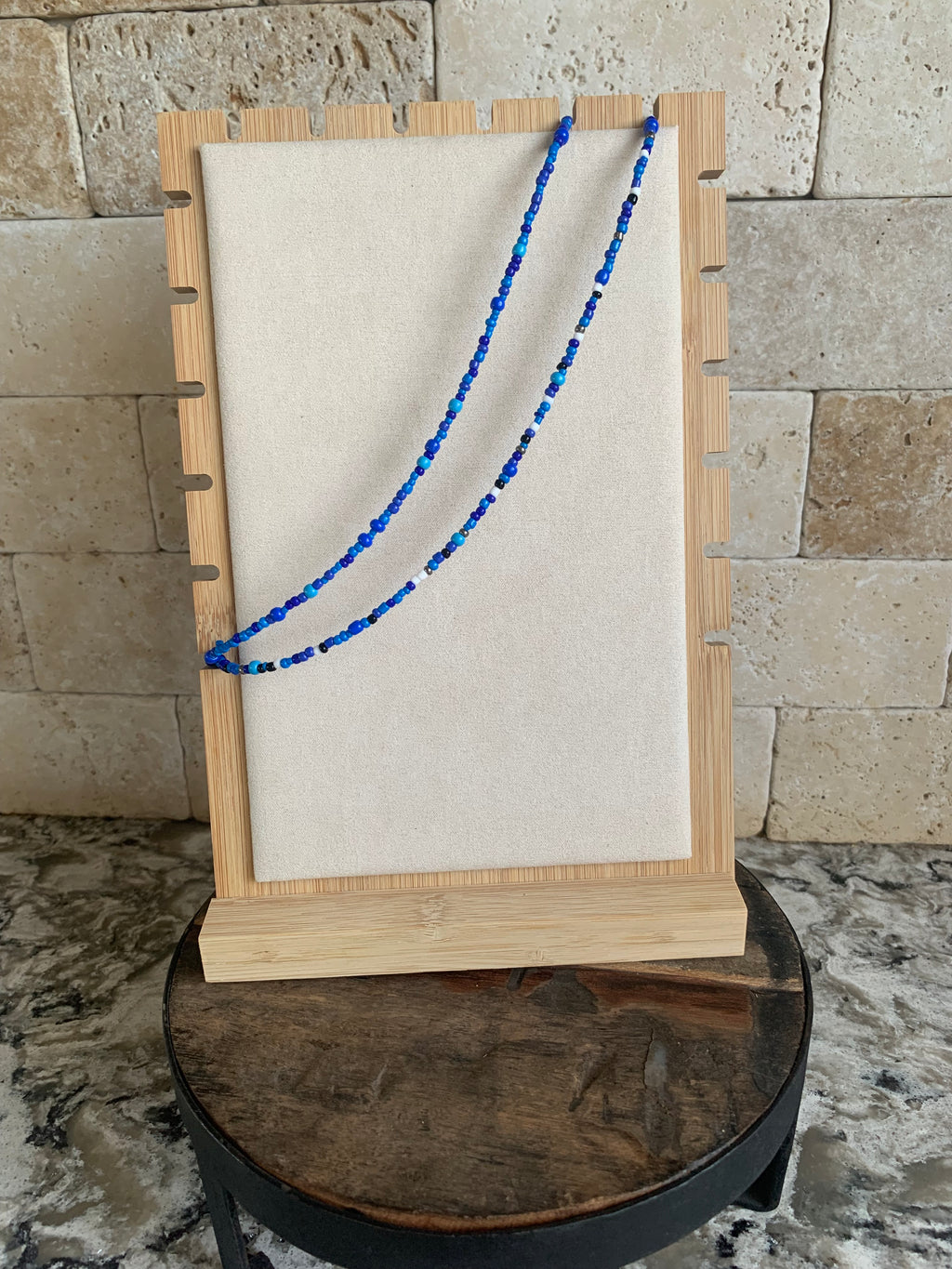 Blue Colored Necklaces (2 Versions)