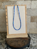 Blue Beaded Necklace ( ON SALE )