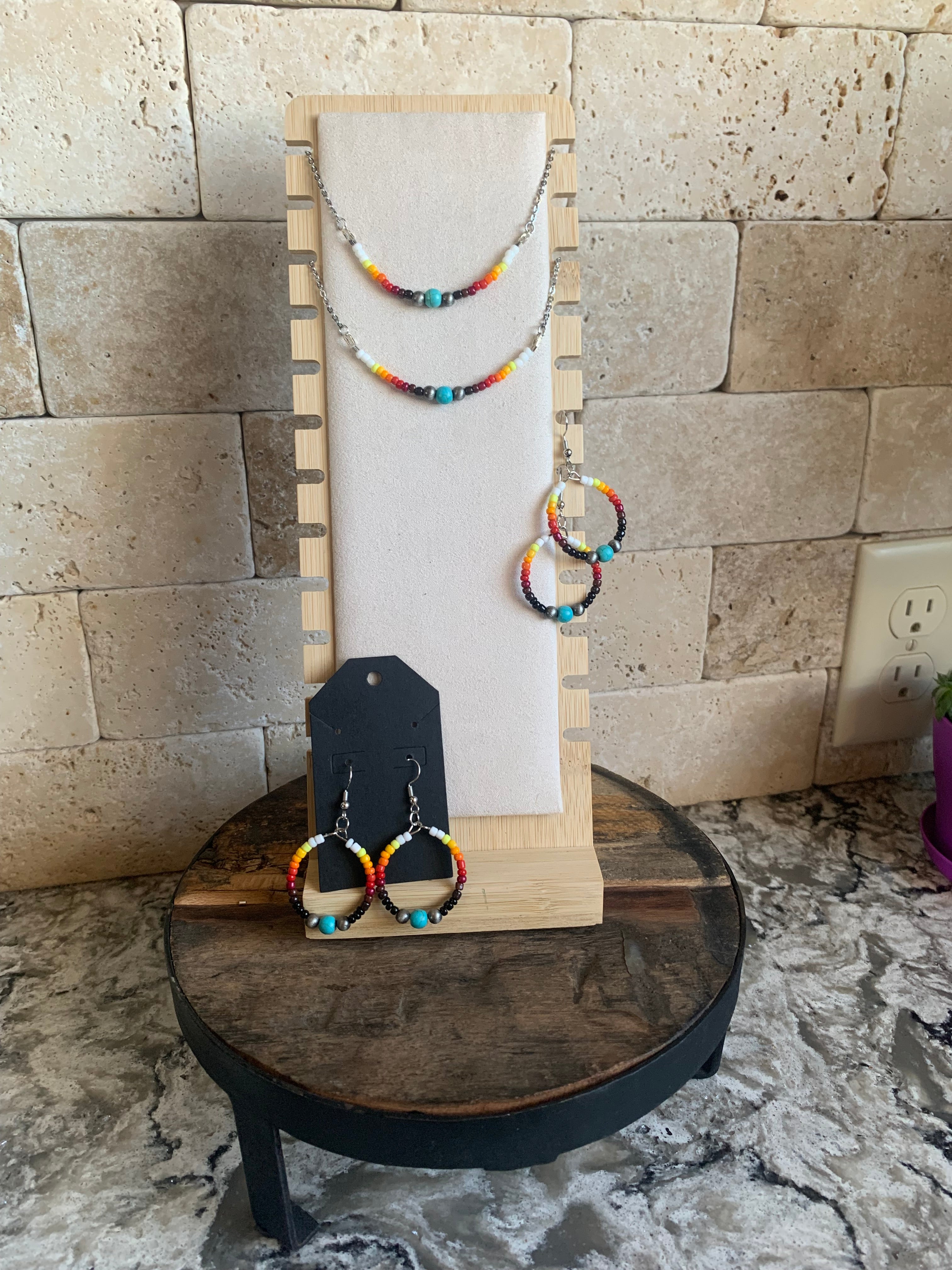 Black Hills Sunset Set - 18 Inch Length Necklace