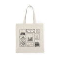 Western Postage Stamp Natural Tote Bag