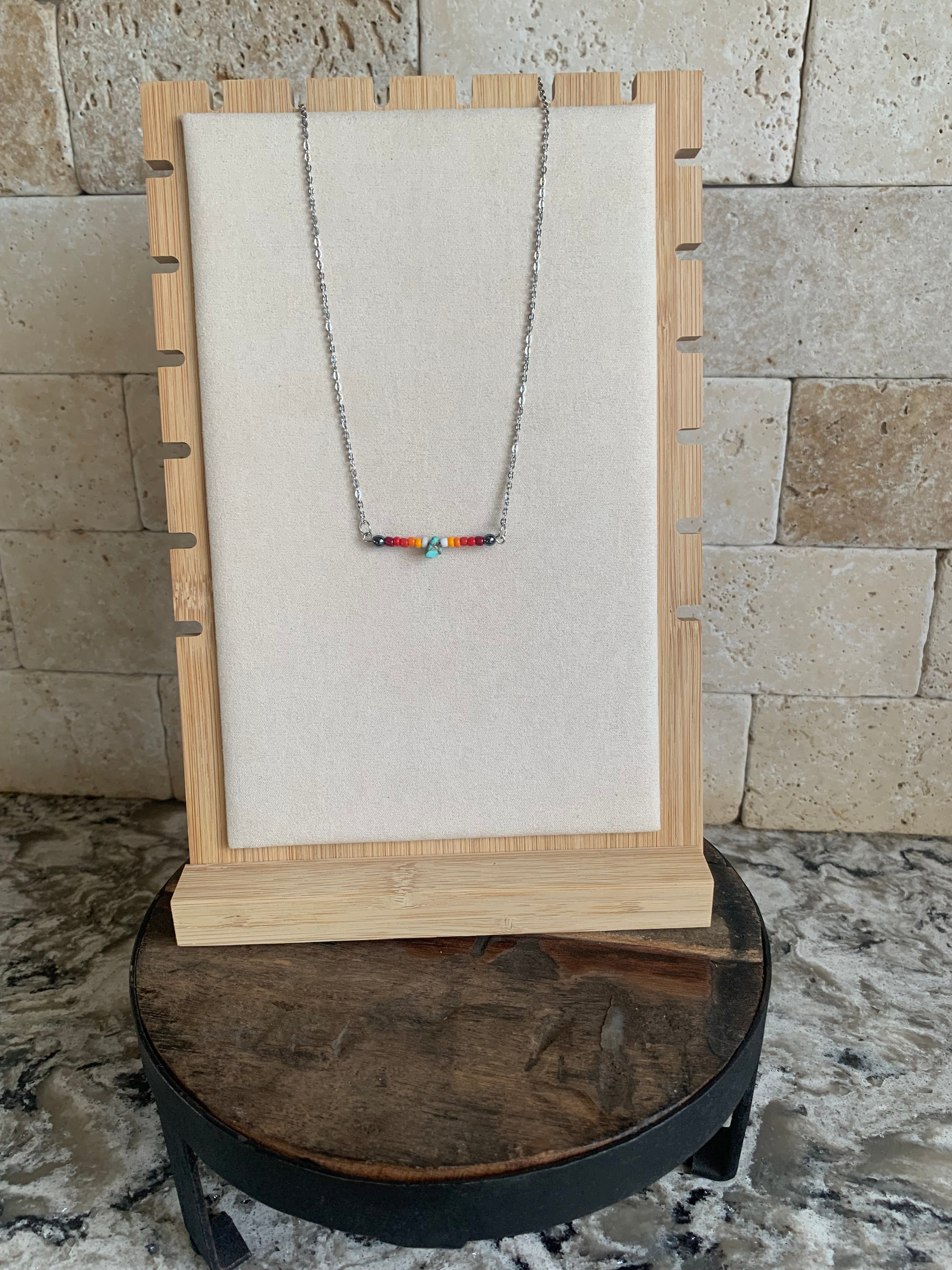 South Dakota Skies Bar Necklace