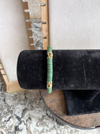 Clay and Gold Beaded Bracelets