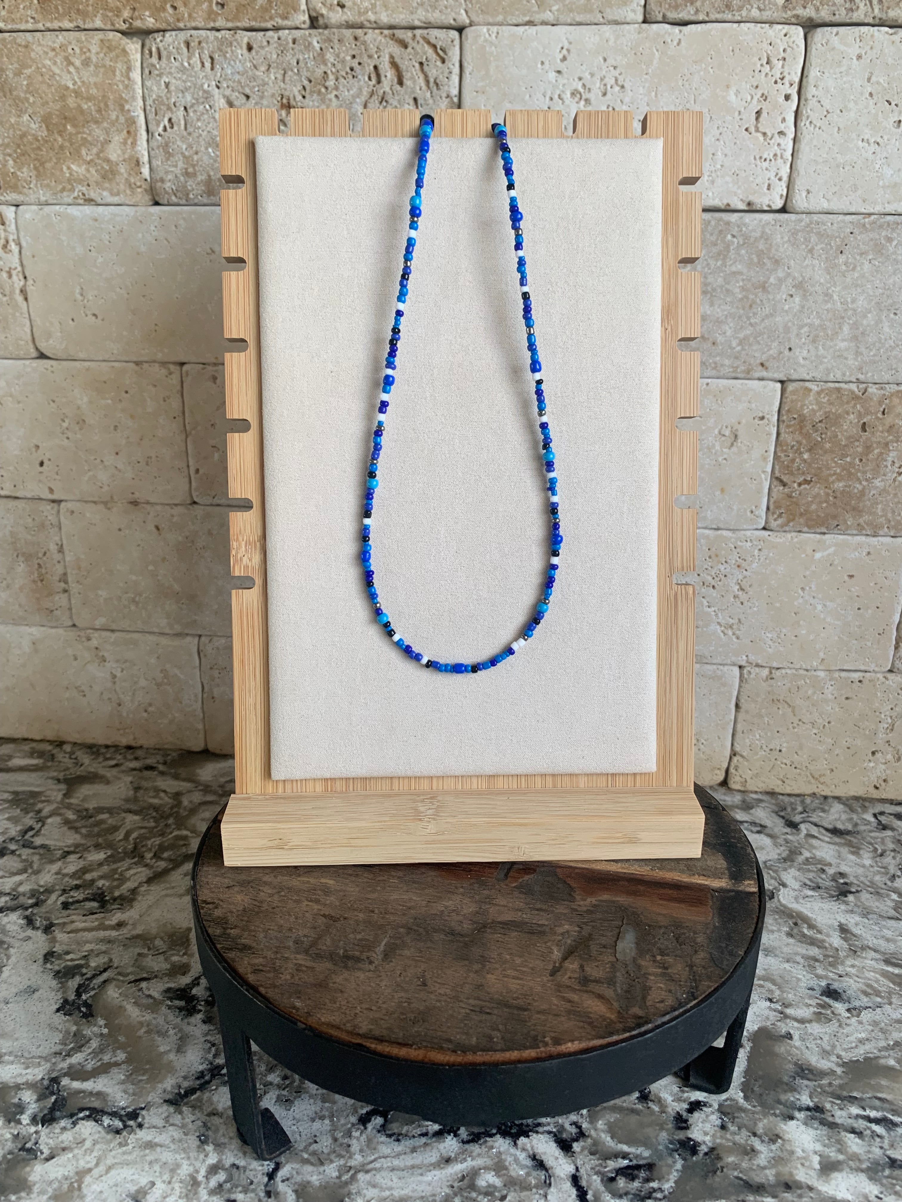 Blue Colored Necklaces (2 Versions)