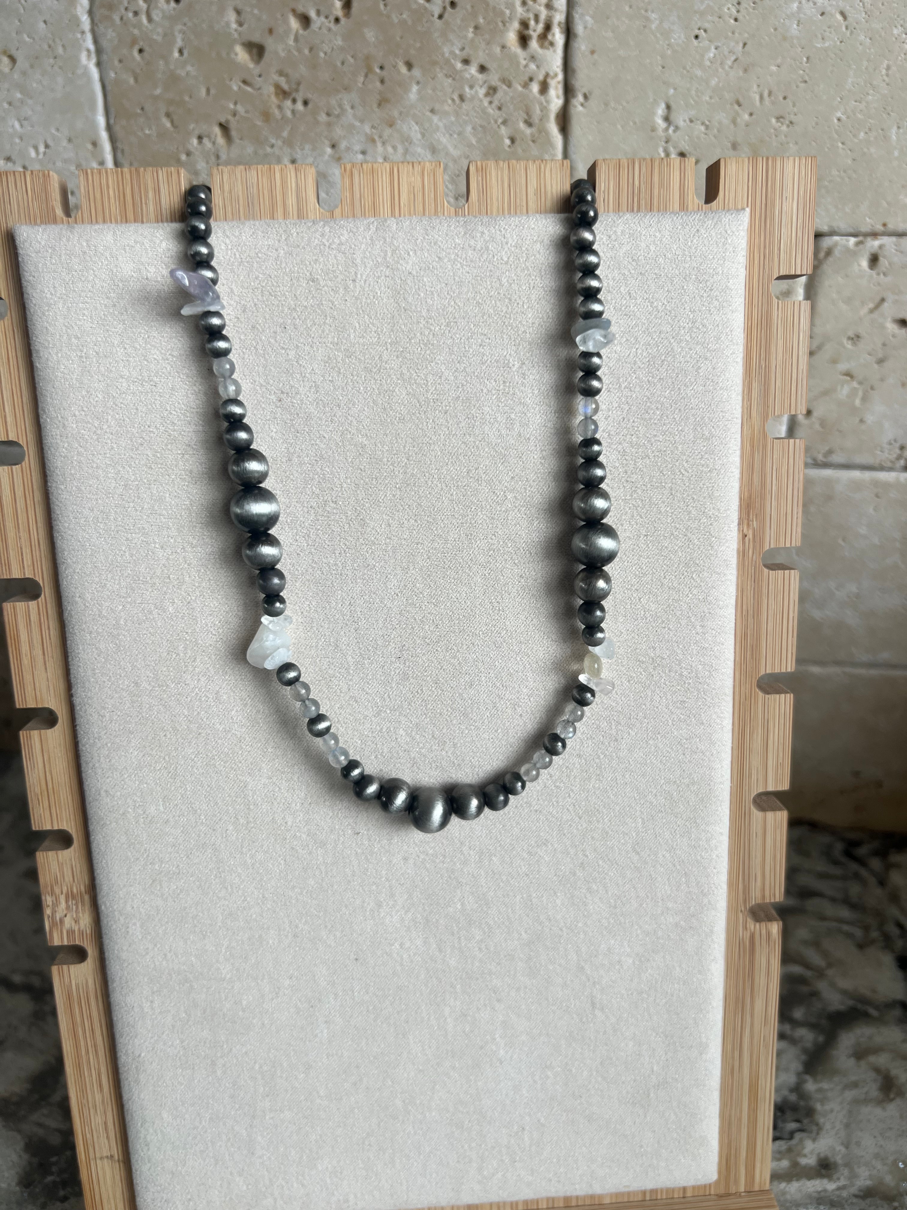 Satin & Steel Necklace