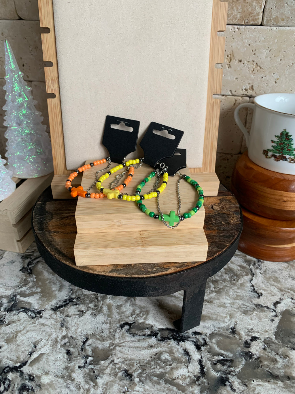 Simple Cross Bracelet (On Sale)