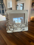 Wood Burned Picture Frame