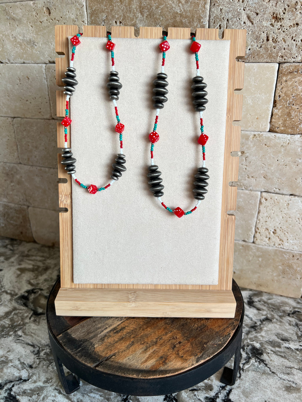 Red Dice Necklaces (ON SALE)