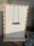 Hand Tooled Leather Necklace