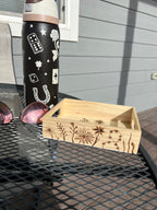 Wood burned Basket