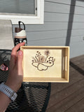 Wood burned Basket