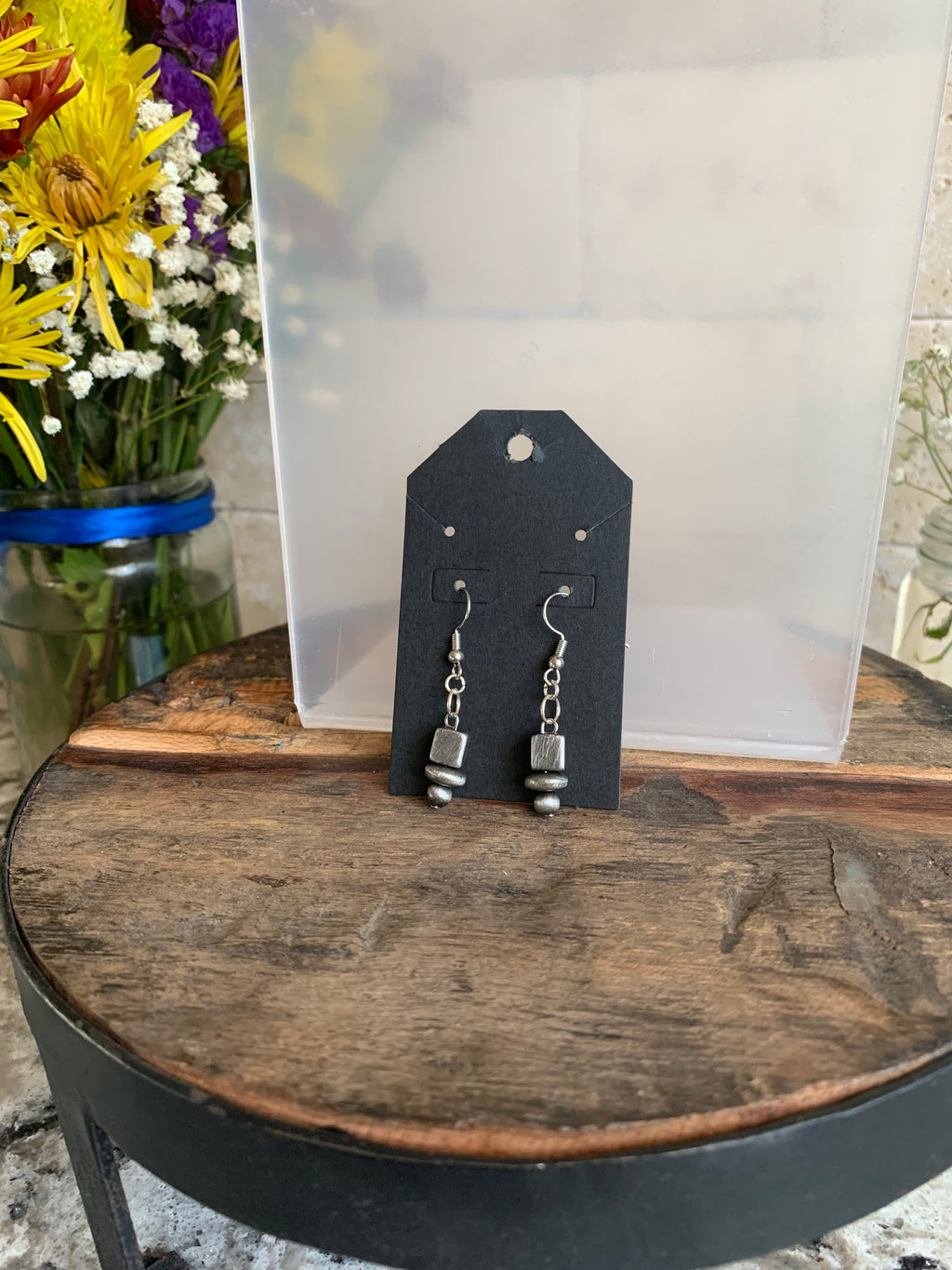 Stone and Steel Jewelry Set