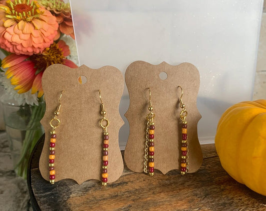 Fall / Autumn Earrings (2 versions)