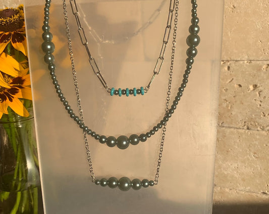 3 Piece Layered Necklace Set