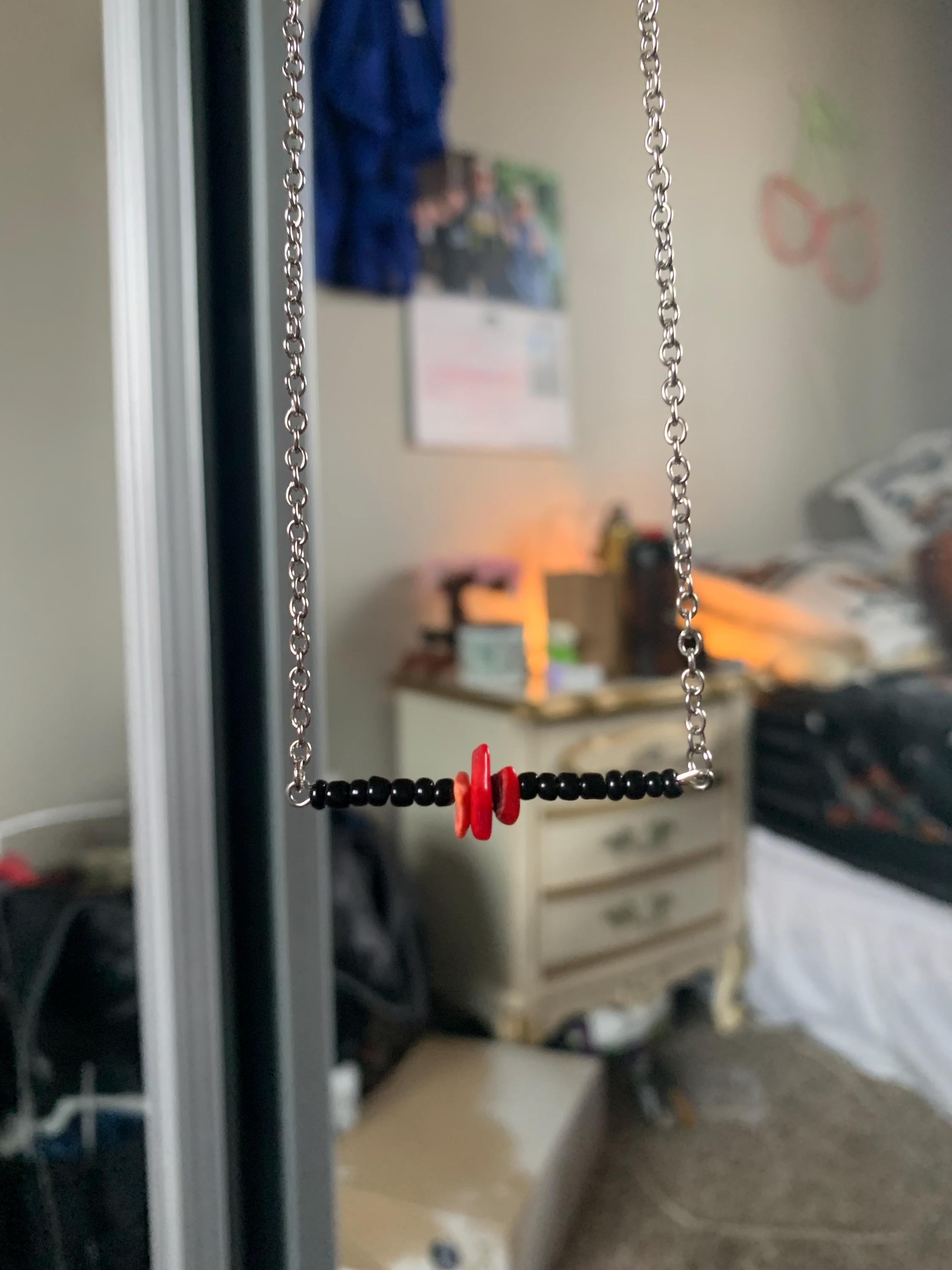 Red Ranchin' Collection Bar Necklaces