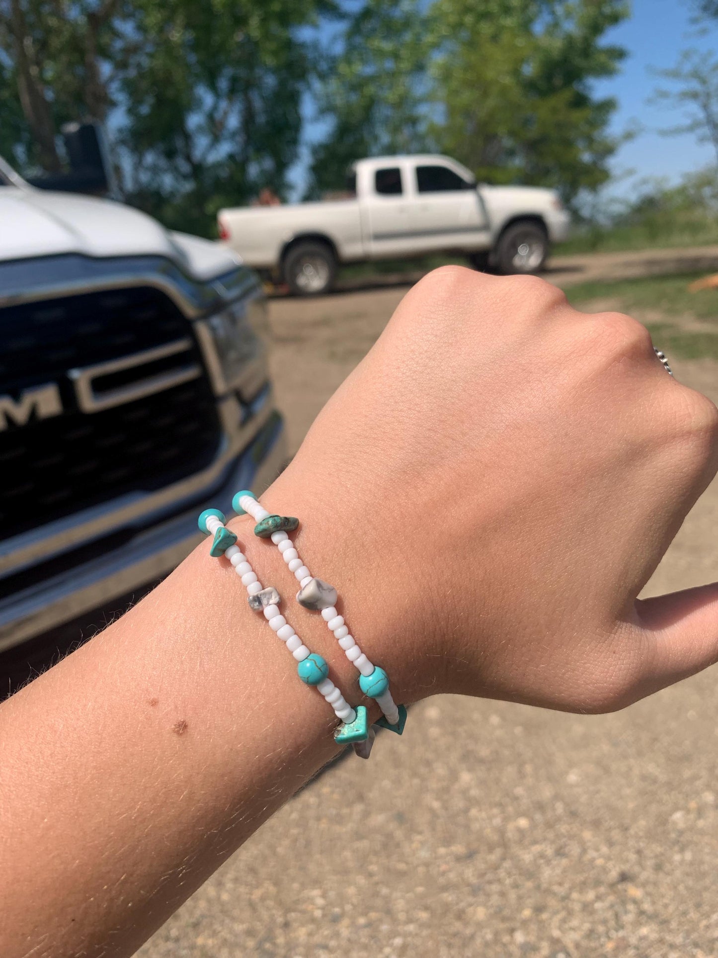 Simple / Turquoise bracelet