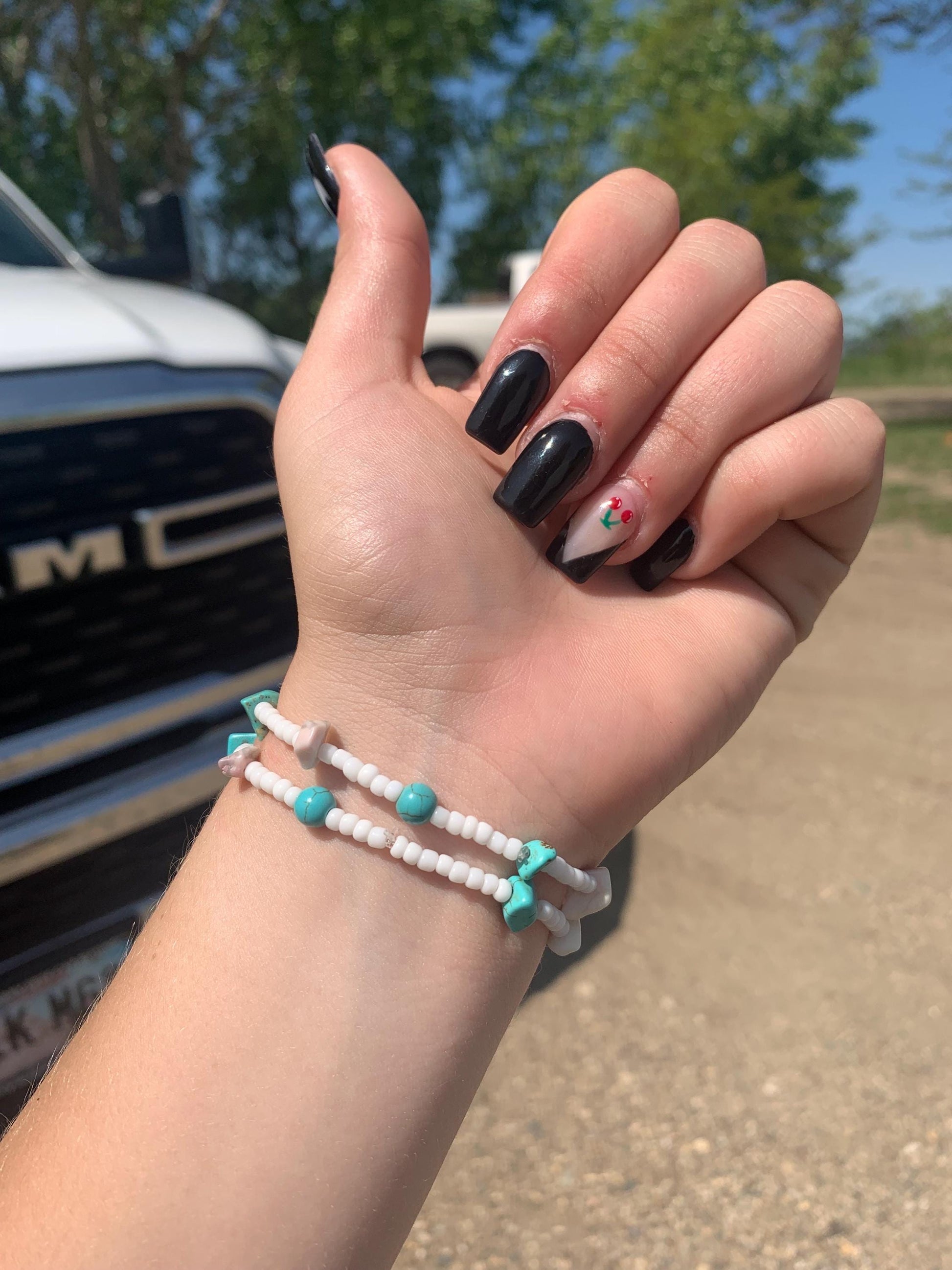 Simple / Turquoise bracelet