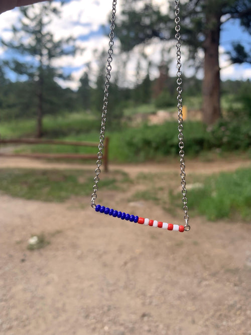 All American Bar Necklace
