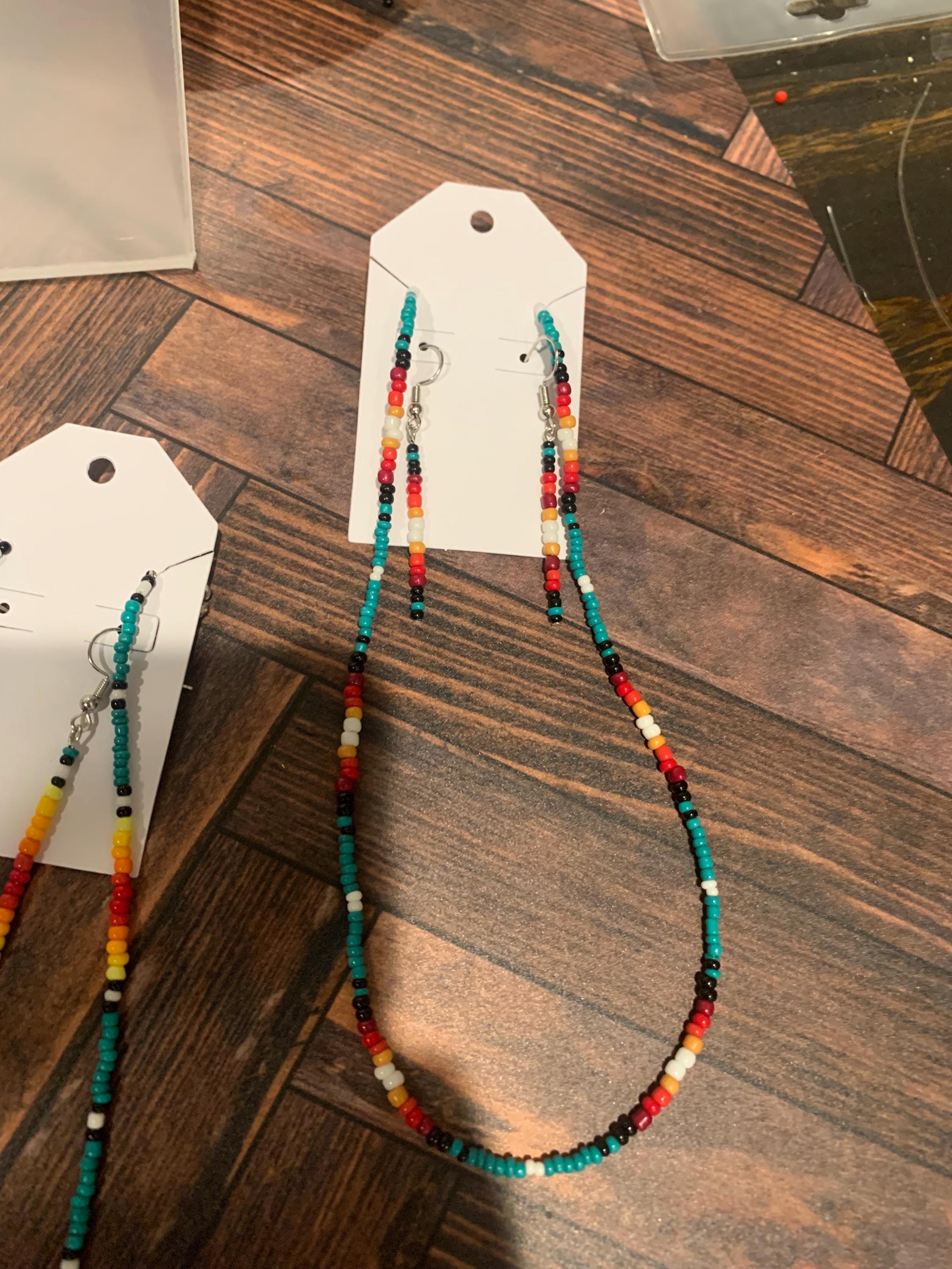 Western Style Chokers and Earrings