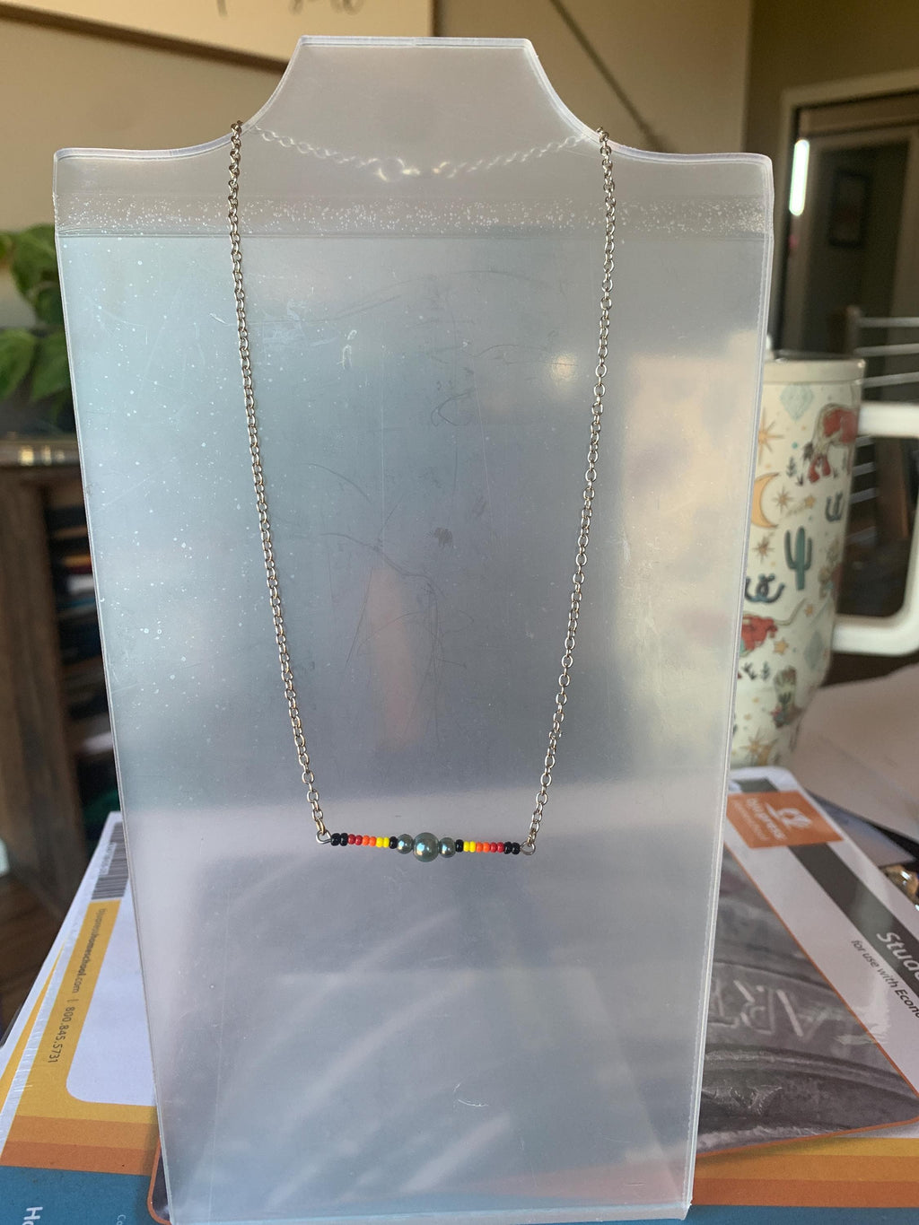 Dark Sunset Bar Necklaces
