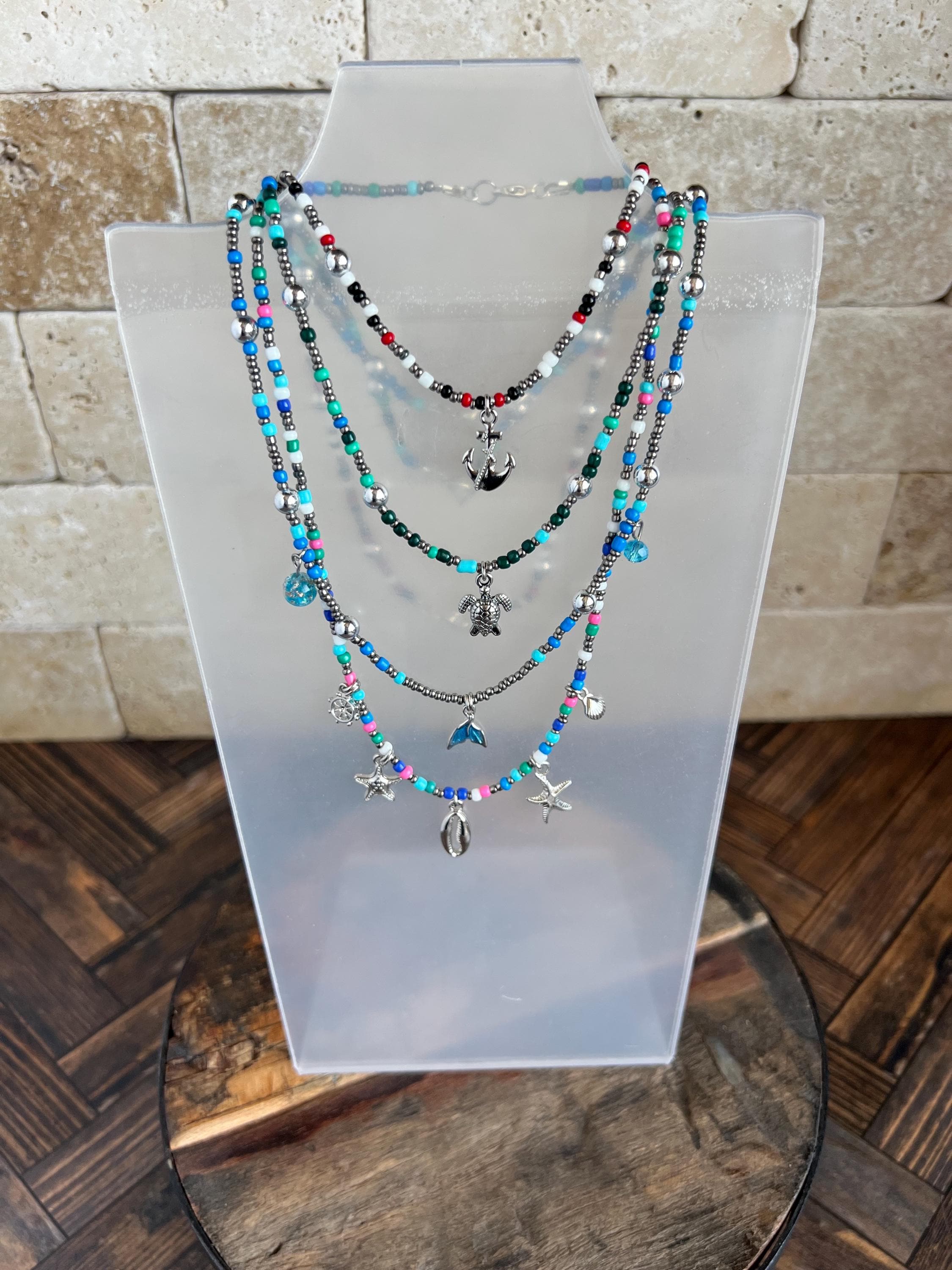 Beach Charm Necklaces!!