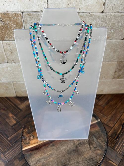 Beach Charm Necklaces!!