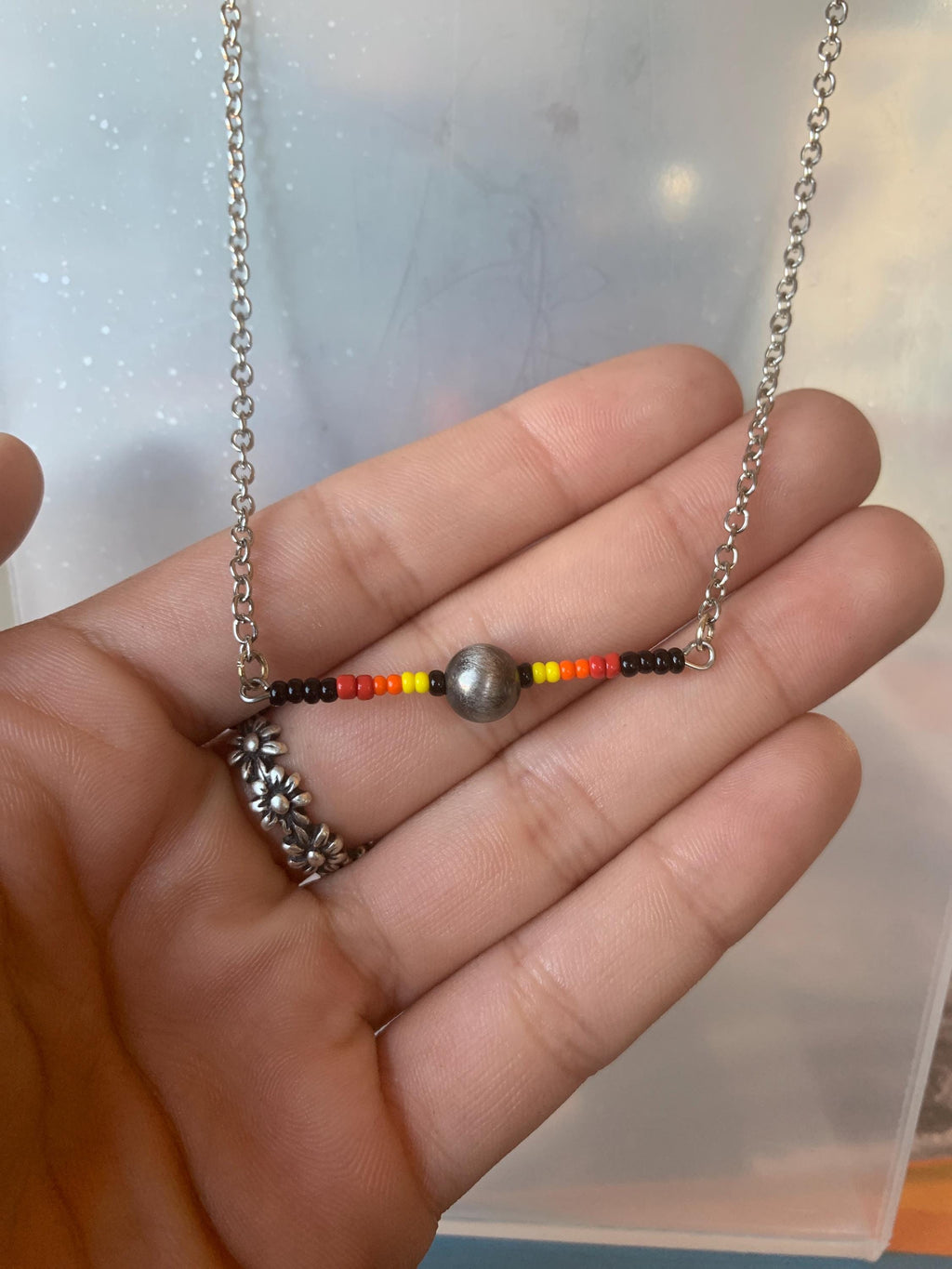 Dark Sunset Bar Necklaces