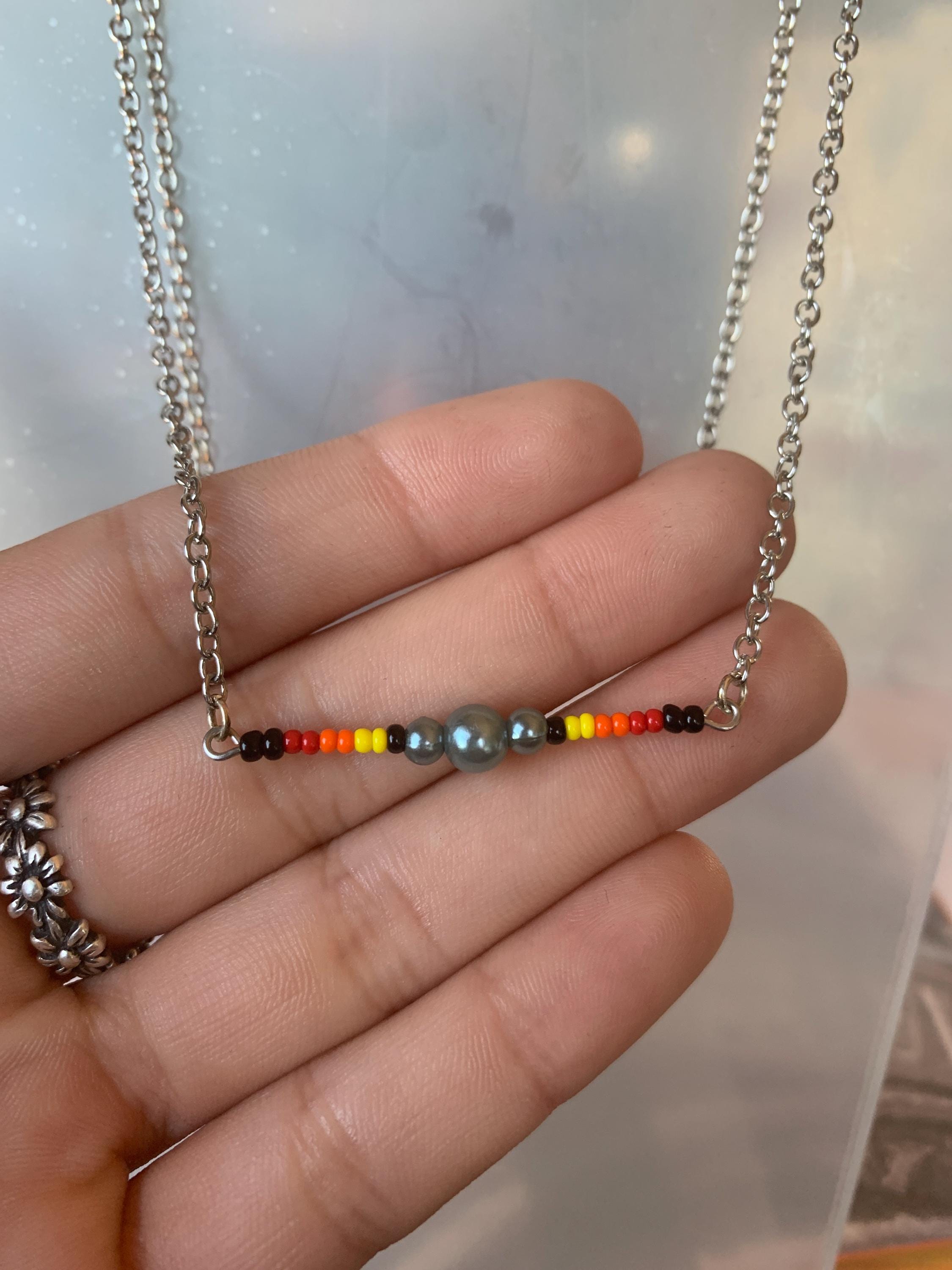Dark Sunset Bar Necklaces