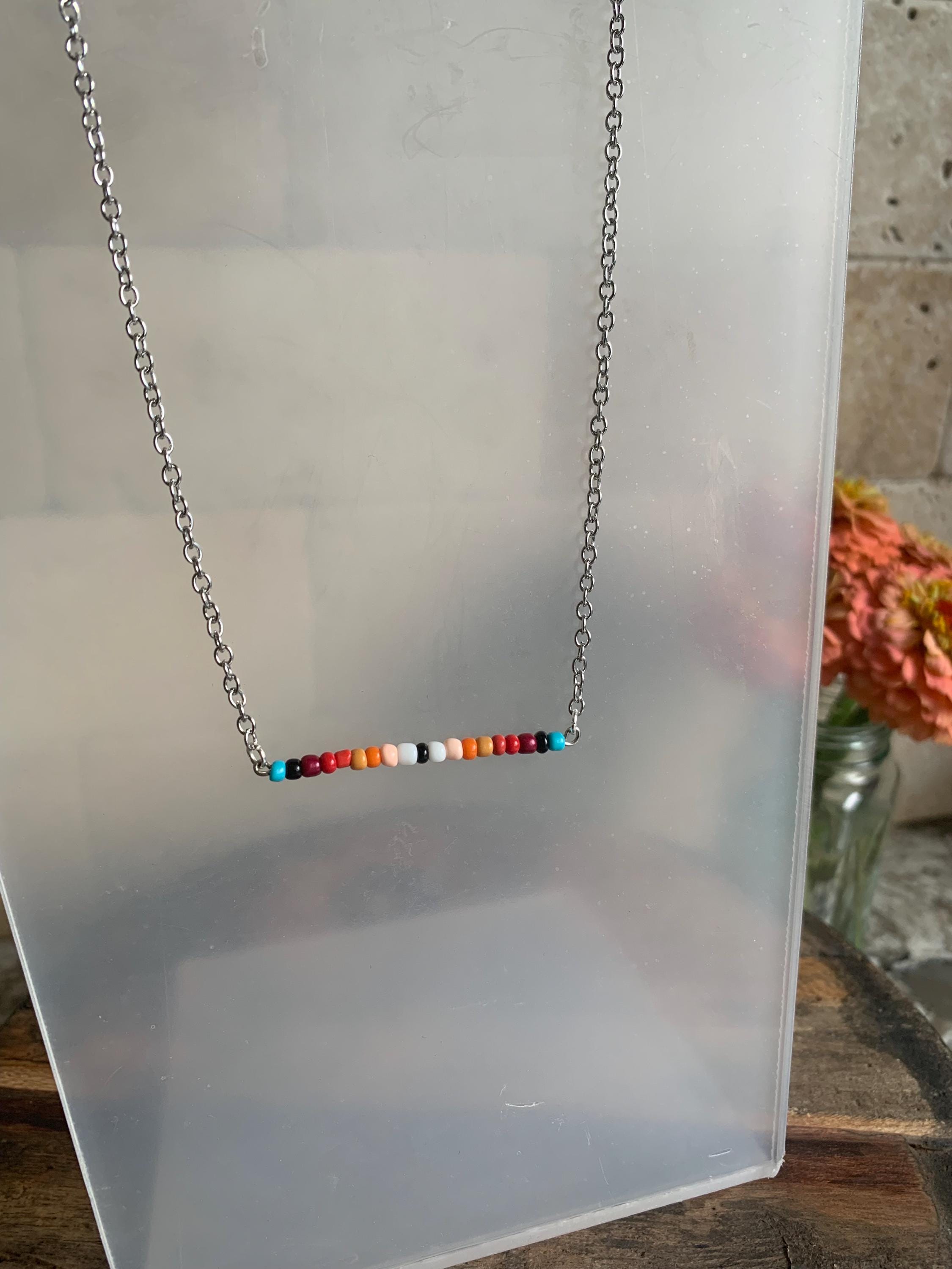 Western Color Bar Necklace