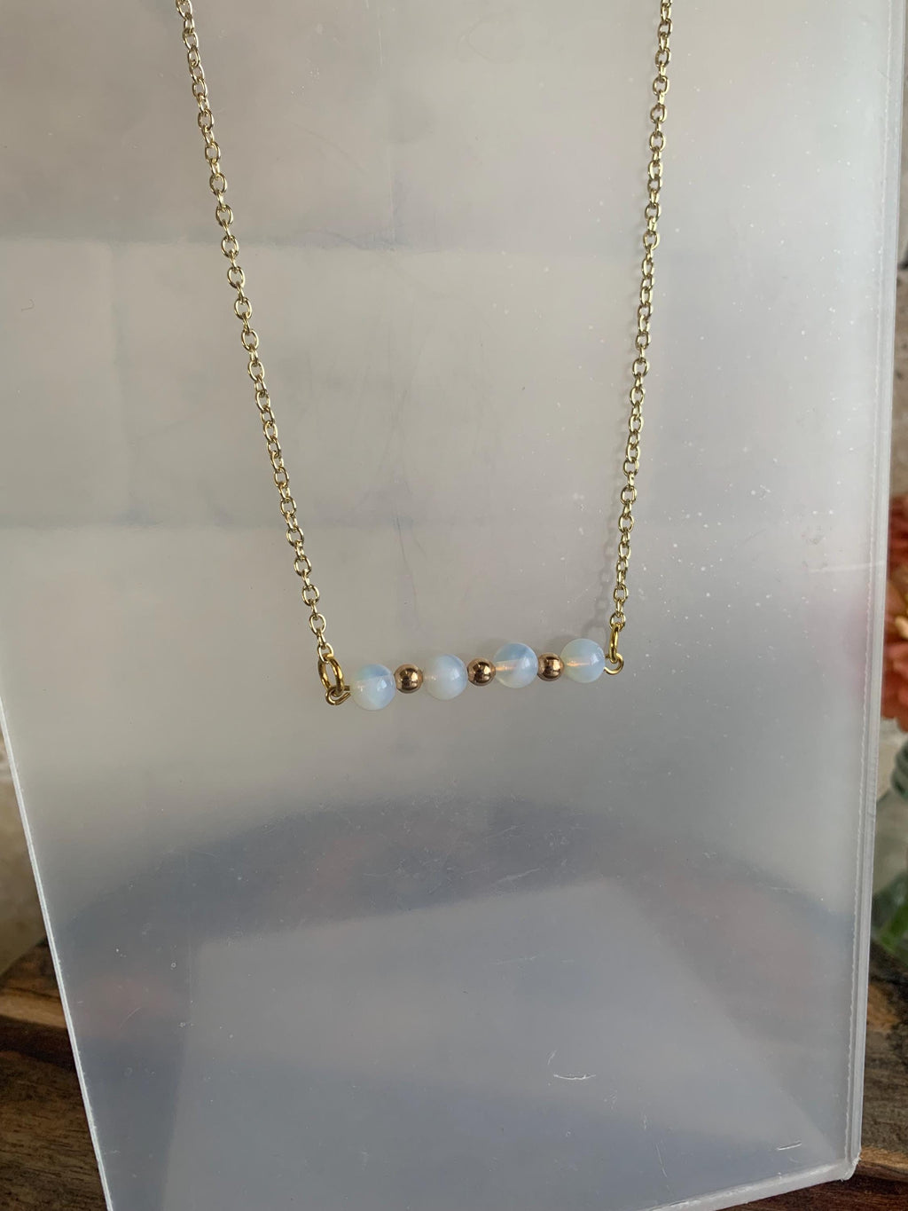 Gold Bar Necklaces (2 versions)