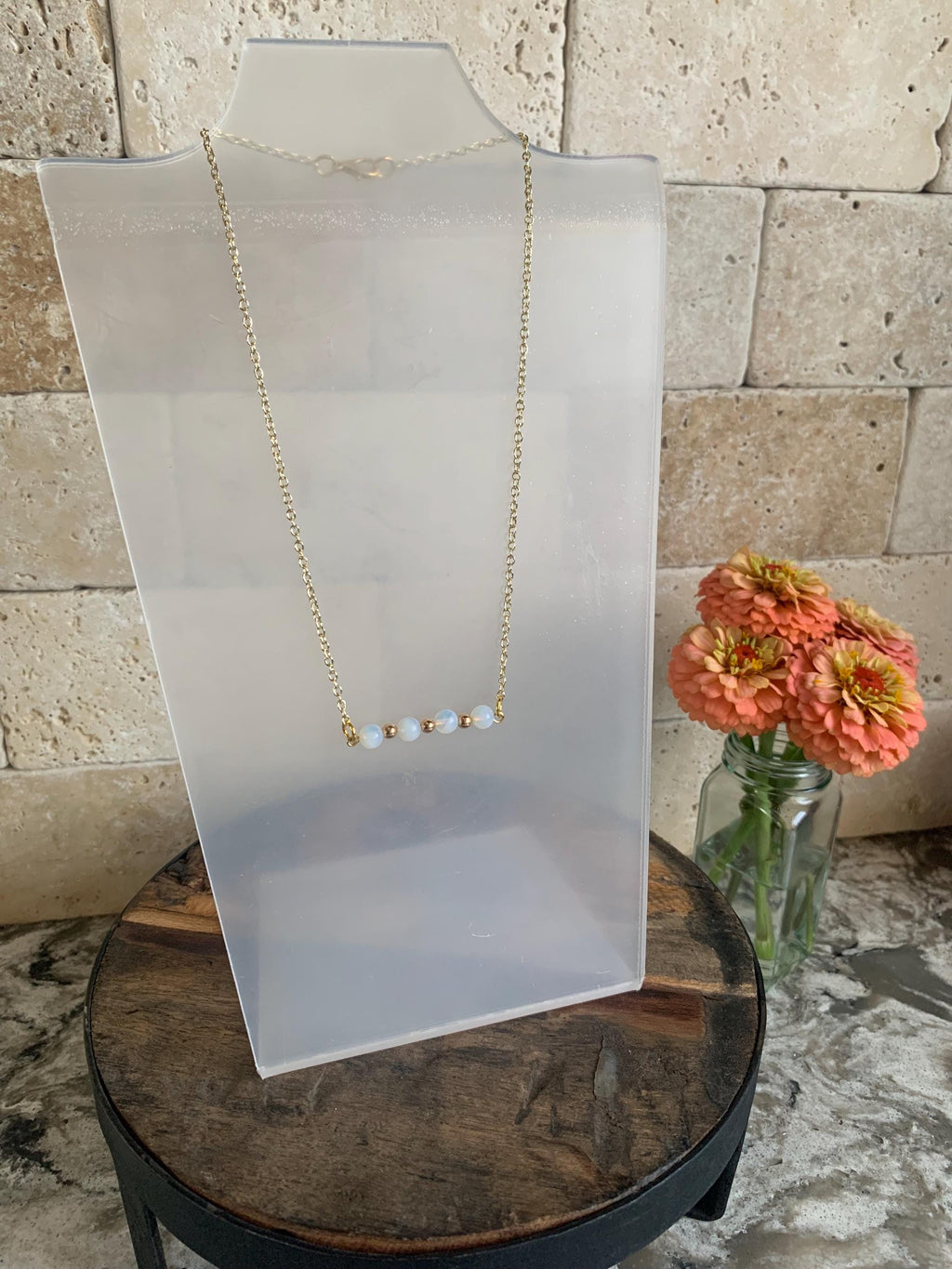 Gold Bar Necklaces (2 versions)