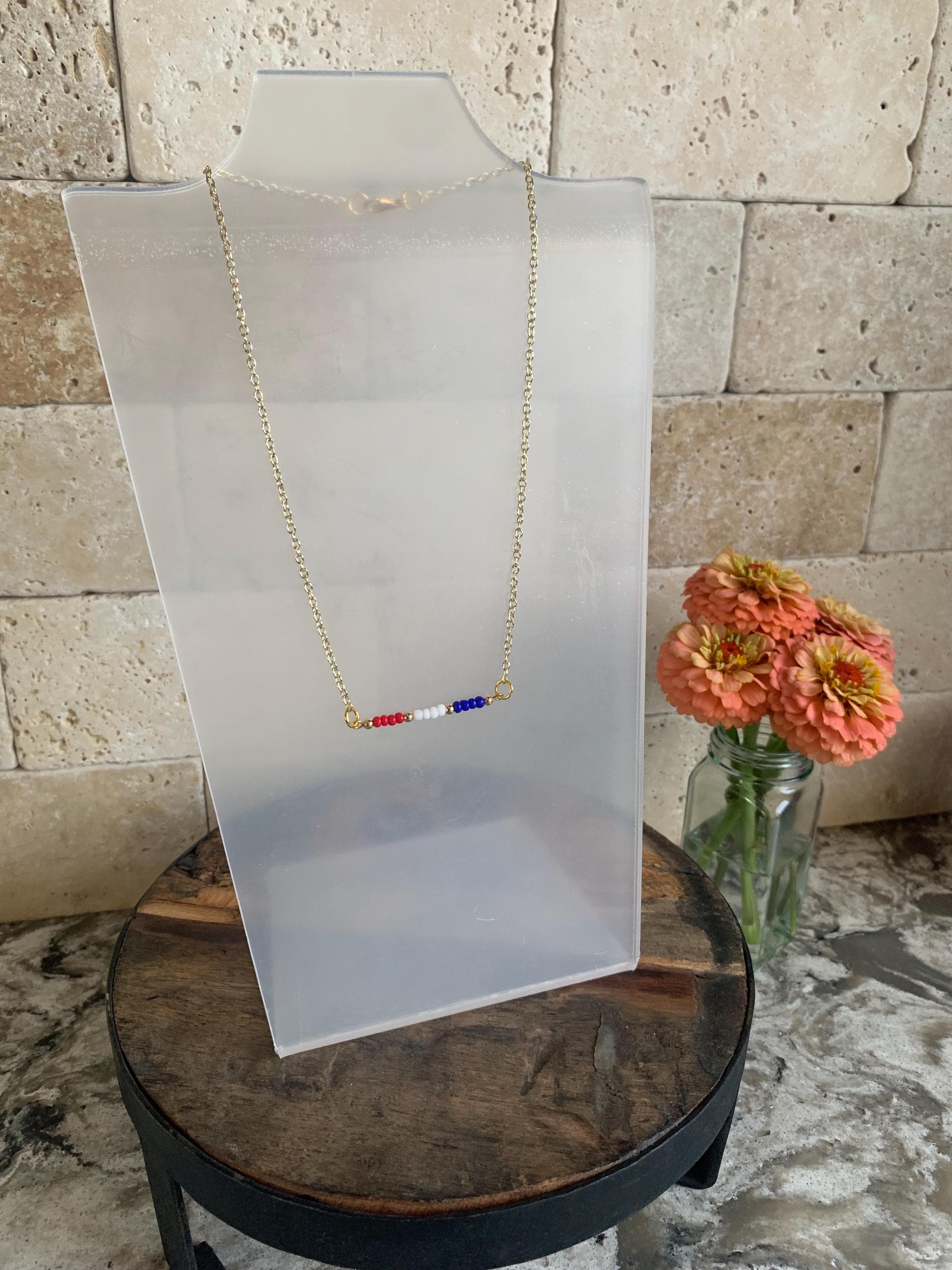 Gold Bar Necklaces (2 versions)