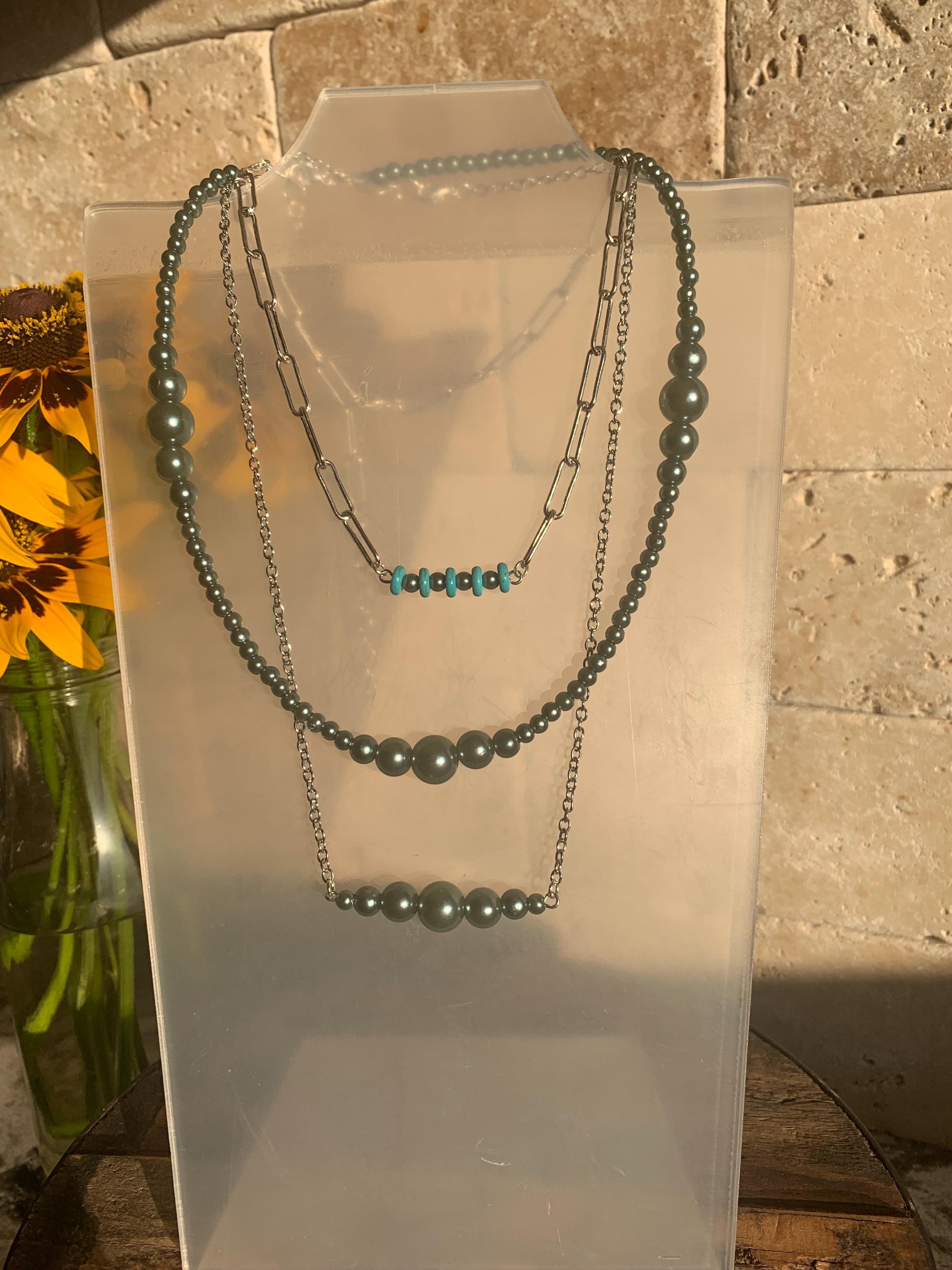 3 Piece Layered Necklace Set