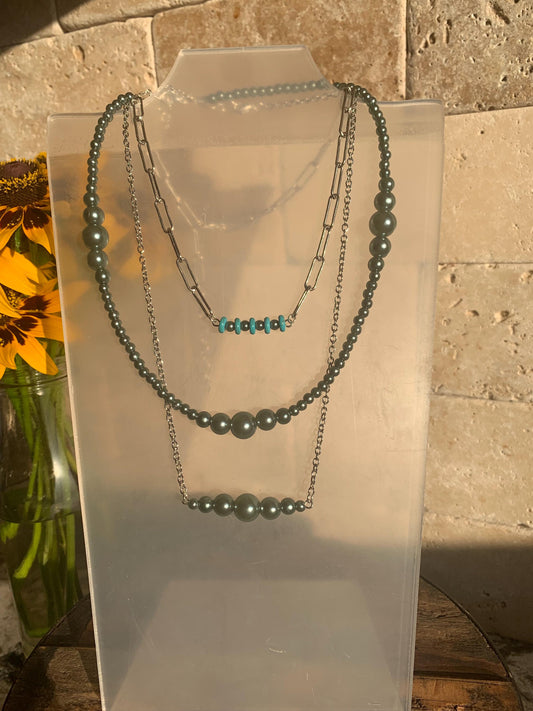 3 Piece Layered Necklace Set