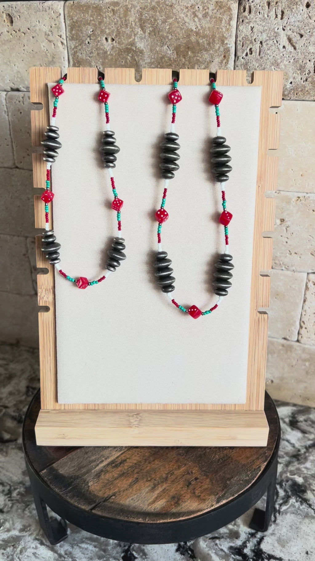 Red Dice Necklaces (ON SALE)