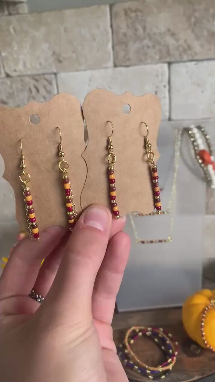 Fall / Autumn Earrings (2 versions)