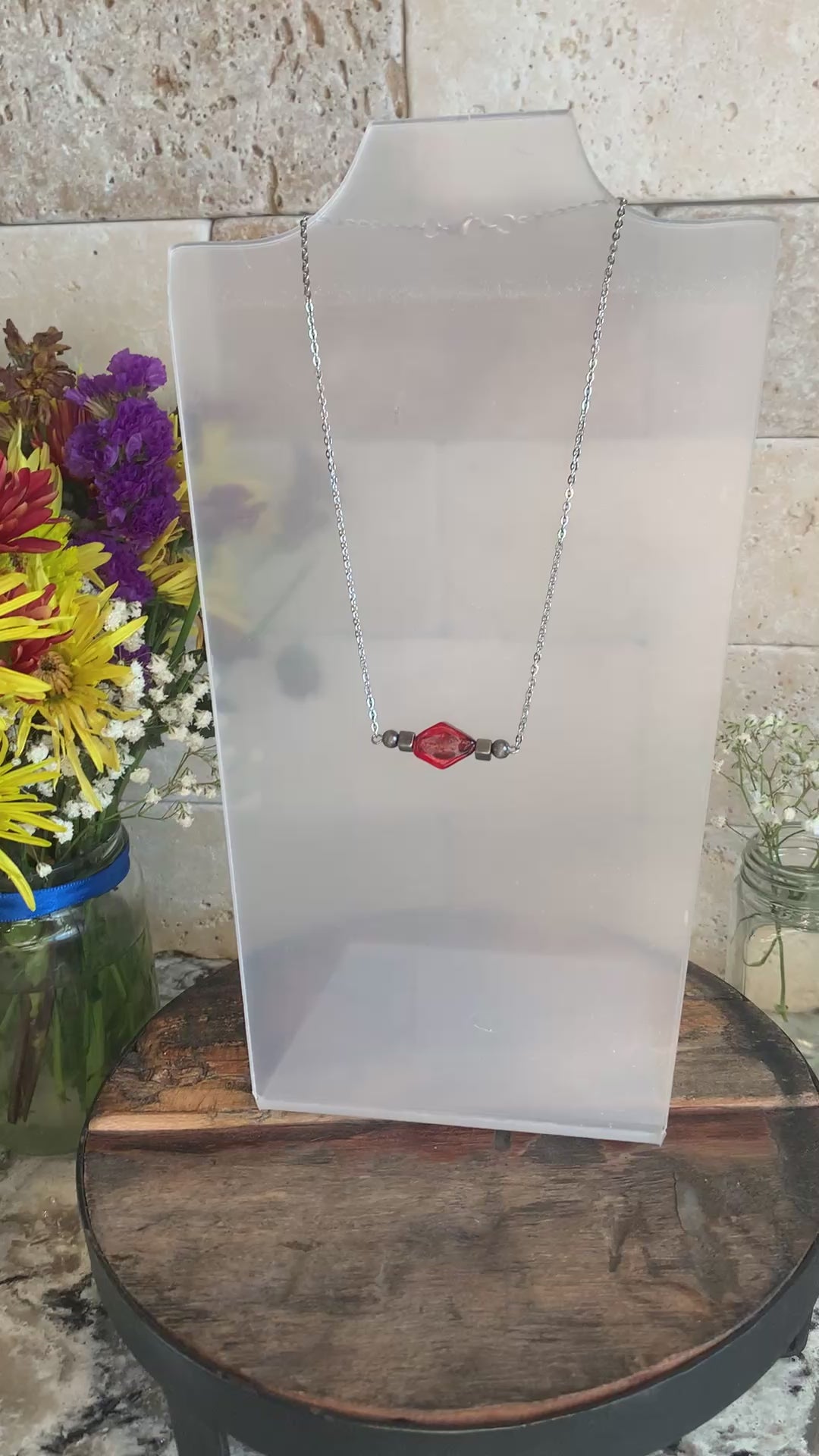 Desert Diamond Necklaces ( 3 Versions ) (Length 15 inches)