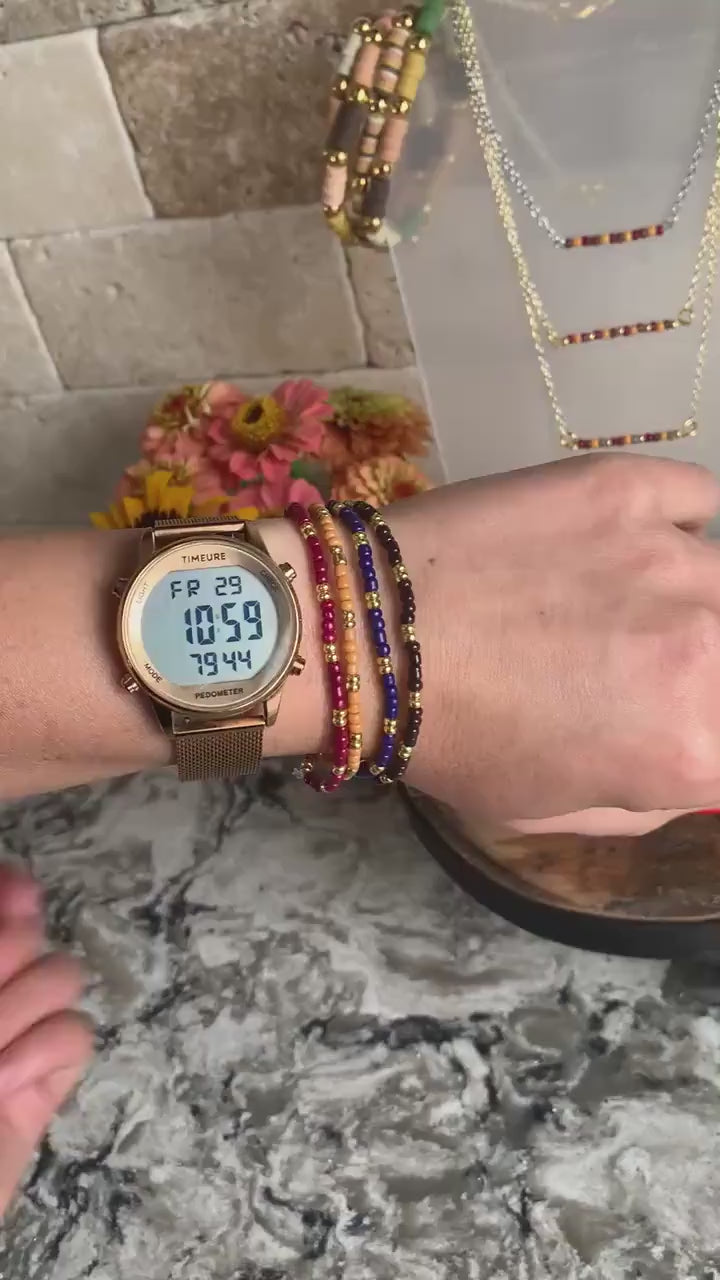 Fall color bracelets (set or individually sold)