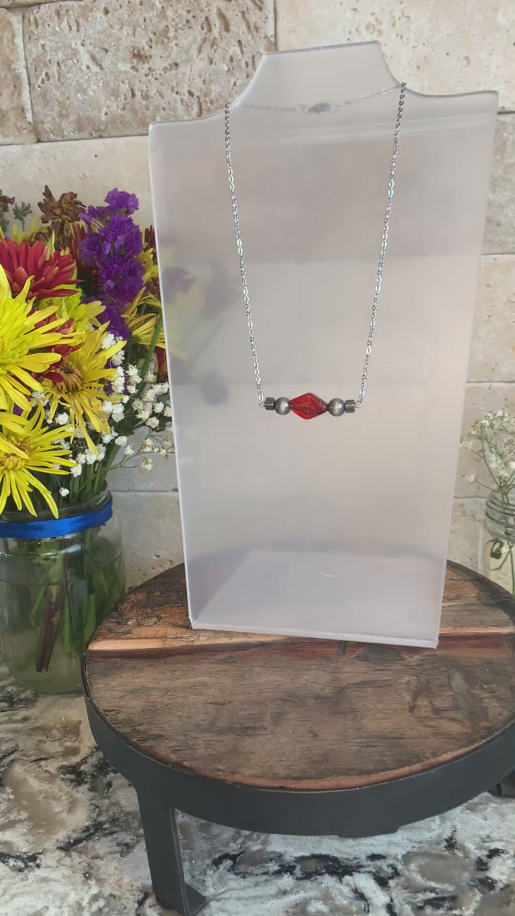 Desert Diamond Necklaces ( 3 Versions ) (Length 15 inches)