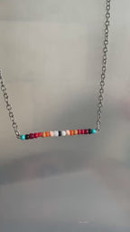 Western Color Bar Necklace